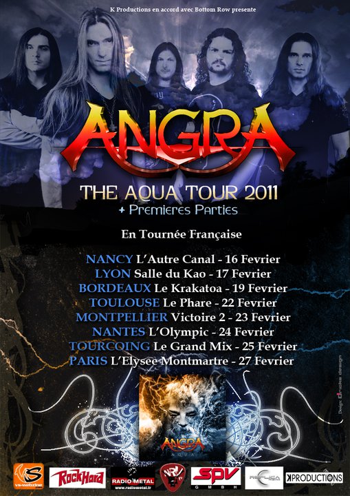 Angra : 8 dates en France en février !