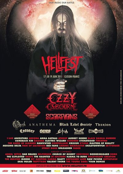 Hellfest 2011 : avec Ozzy, Scorpions... et Pain of Salvation !